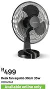Aquillo Desk Fan 30cm 35W 988028ad