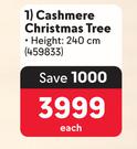 Santa's Trading Cashmere Christmas Tree 240cm 459833