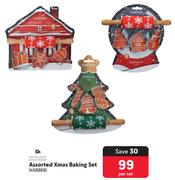 Excellent Houseware Assorted Xmas Baking Set 458868-Per Set