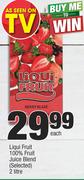 Liqui Fruit 100% Fruit Juice Blend-2Ltr Each