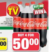 Coca-Cola Soft Drink (Regular Only Excl. Light Range)-For 4 x 1.5Ltr