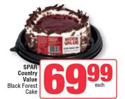   Spar Country Value Black Forest Cake-Each