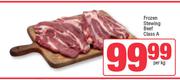   Frozen Stewing Beef Class A-Per Kg