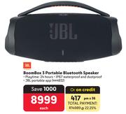 JBL Boom Box 3 Portable Bluetooth Speaker-Each