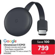 Google Chromecast 3 CPO