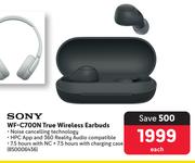 Sony WF-C700N True Wireless Earbuds-Each