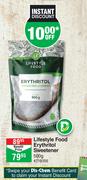 Lifestyle Food Erythritol Sweetener-500g