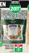 Lifestyle Food Gluten Free Rolled Oats-1kg
