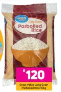 Great Value Long Grain Parboiled Rice-10Kg