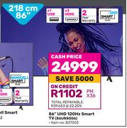 LG 86" (218cm) UHD 120Hz Smart TV 86UR8006