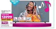 Hisense 75" (190cm) UHD Smart TV 75A6K