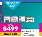 Samsung 43" (109cm) Smart TV T5300