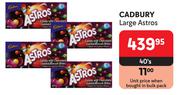 Cadbury Large Astros-40's