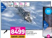 Samsung 58" CU7000 Crystal UHD 4K TV