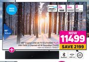 Samsung 65" UHD 4K TV CU7000 Plus Samsung HW-T400 2 Channel 40W Soundbar T400