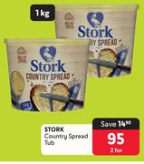 Stork Country Spread Tub-For 2 x 1Kg