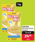 Danone Ultramel Vanilla Custard-1Kg Each