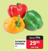 Rainbow Peppers-3's Per Bag