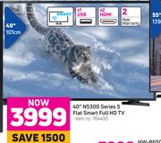 Samsung 40" N5300 Series 5 Flat Smart Full HD TV