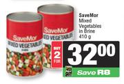 SaveMor Mixed Vegetables In Brine-For 2 x 410g