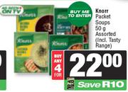 Knorr Packet Soups Assorted-For 4 x 50g