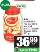 Nola Mayonnaise Assorted-750g Or 780g