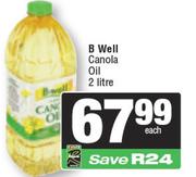 B-Well Canola Oil-2L