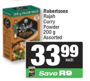 Robertsons Rajah Curry Powder Assorted-200g