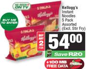 Kellogg's Instant Noodles 5 Pack Assorted-For 2