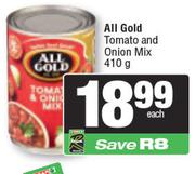 All Gold Tomato & Onion Mix-410g