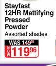 Yardley Stayfast 12HR Mattifying Pressed Powder Assorted Shades