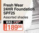 L'Oreal Infaillible Fresh Wear 24HR Foundation SPF25 Assorted Shades