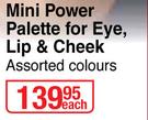 Rimmel Mini Power Palette For Eye, Lip & Cheek Assorted Colours-Each