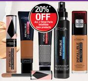 L'Oreal Infaillible Super Grip Primer Assorted Shades