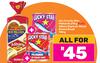 2 x Lucky Star Pilchards 215g Plus Albany Superior Sliced Brown Bread 700g-All For