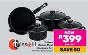 Tissolli 7 Piece Carbon Steel Cookware Set-Per Set