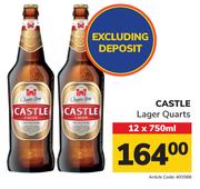 Castle Lager Quarts-12 x 750ml