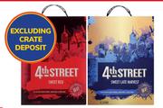 4th Street Natural Sweet Rose, Red, White Or Late Harvest-4 x 5Ltr