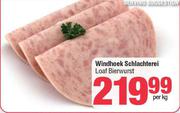 Windhoek Schlachterei Loaf Bierwurst-Per Kg