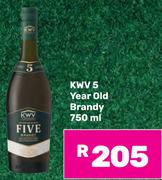 KWV 5 Year Old Brandy-750ml