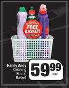 Handy Andy Cleaning Promo Basket-Each