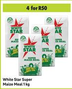 White Star Super Maize Meal-For 4 x 1Kg