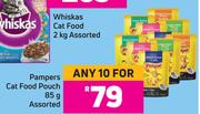 Pampers Cat Food Pouch Assorted-For 10 x 85g