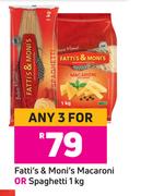 Fatti's & Moni's Macaroni Or Spaghetti-For 3 x 1Kg