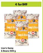 Lion's Samp & Beans-For 4 x 500g