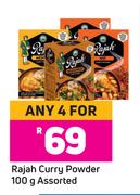 Rajah Curry Powder Assorted-For 4 x 100g