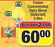 Fusion Concentrated Dairy Blend-For Any 2 x 5Ltr