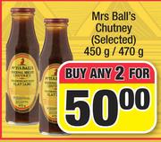 Mrs Ball's Chutney-For Any 2 x 450g/ 470g
