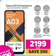 Samsung Galaxy A03 4G Smartphone-Each
