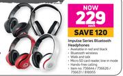 Volkano Impulse Series Bluetooth Headphones-Each